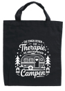 Camper Baumwolltasche: Die Einen gehen zur Therapie, die Anderen gehen campen.